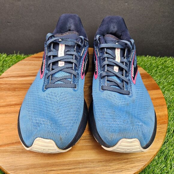 Brooks Launch GTS 10 Womens Shoes Size 8.5 Blue Black Athletic Running Sneakers - Picture 6 of 16